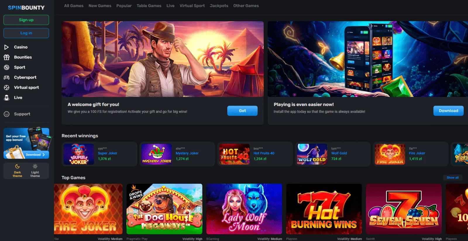 SpinBounty Zrzut ekranu 2